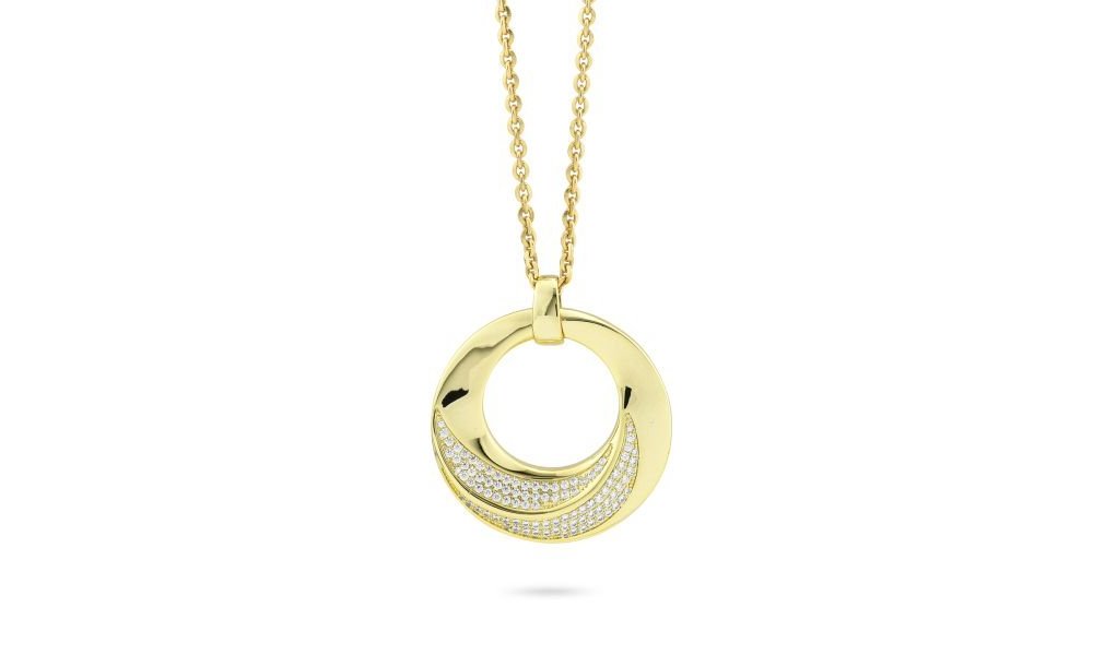 Boccadamo - Collana Kgr042D - Oro Giallo - Zirconi