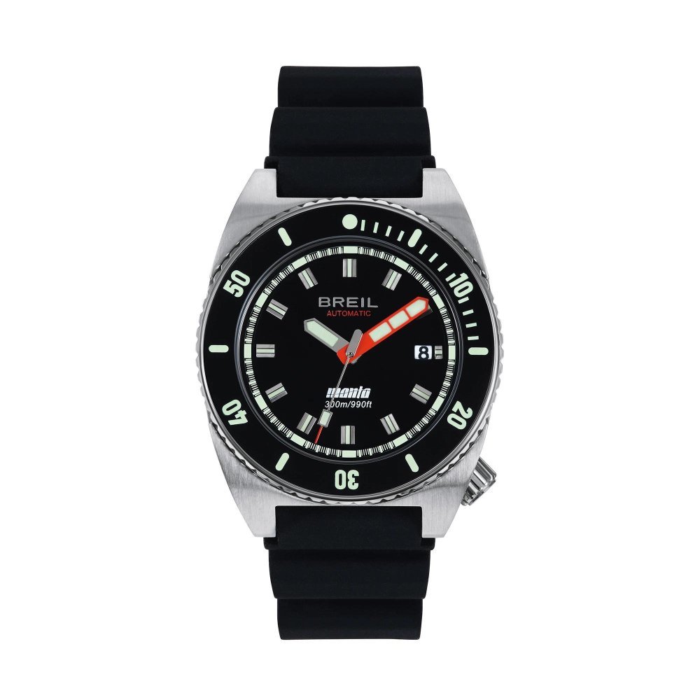 Breil - Manta Seeker Automatic 42Mm - Nero - Silicone