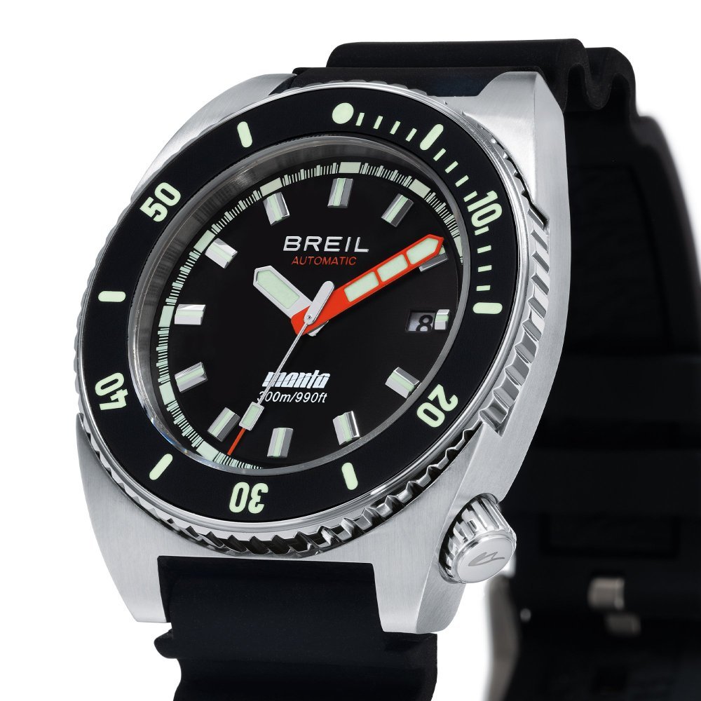 Breil - Manta Seeker Automatic 42Mm - Nero - Silicone
