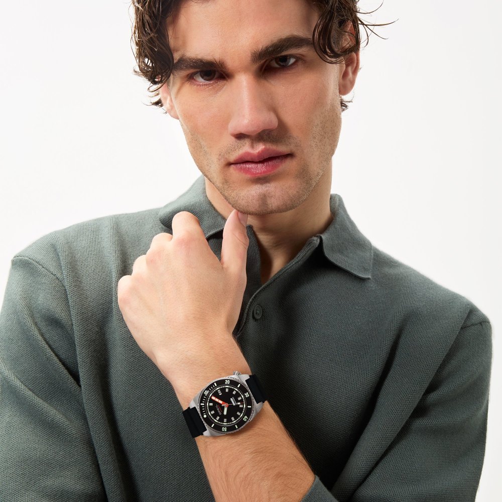 Breil - Manta Seeker Automatic 42Mm - Nero - Silicone