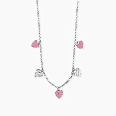 Mabina - Girocollo In Argento 925 - Cuori Pendenti