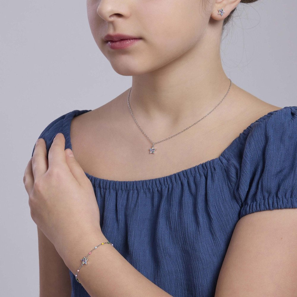 Mabina - Bracciale In Argento - Smalto - Tormalina