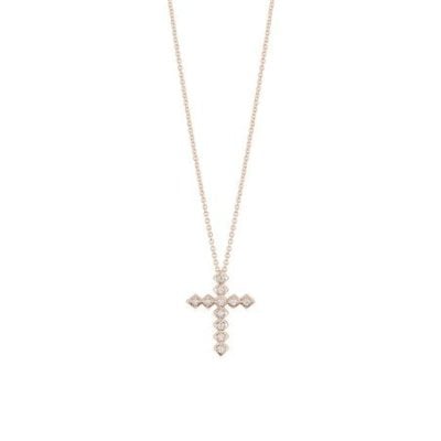 Salvini - Collierino Intrecci S - Oro Rosa - Diamante