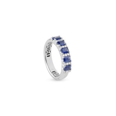 Salvini - Anello Iris - Oro Bianco - Diamante/Zaffiro