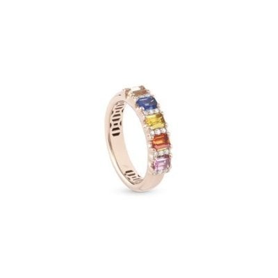 Salvini - Anello Iris - Oro Rosa - Diamante/Zaffiro
