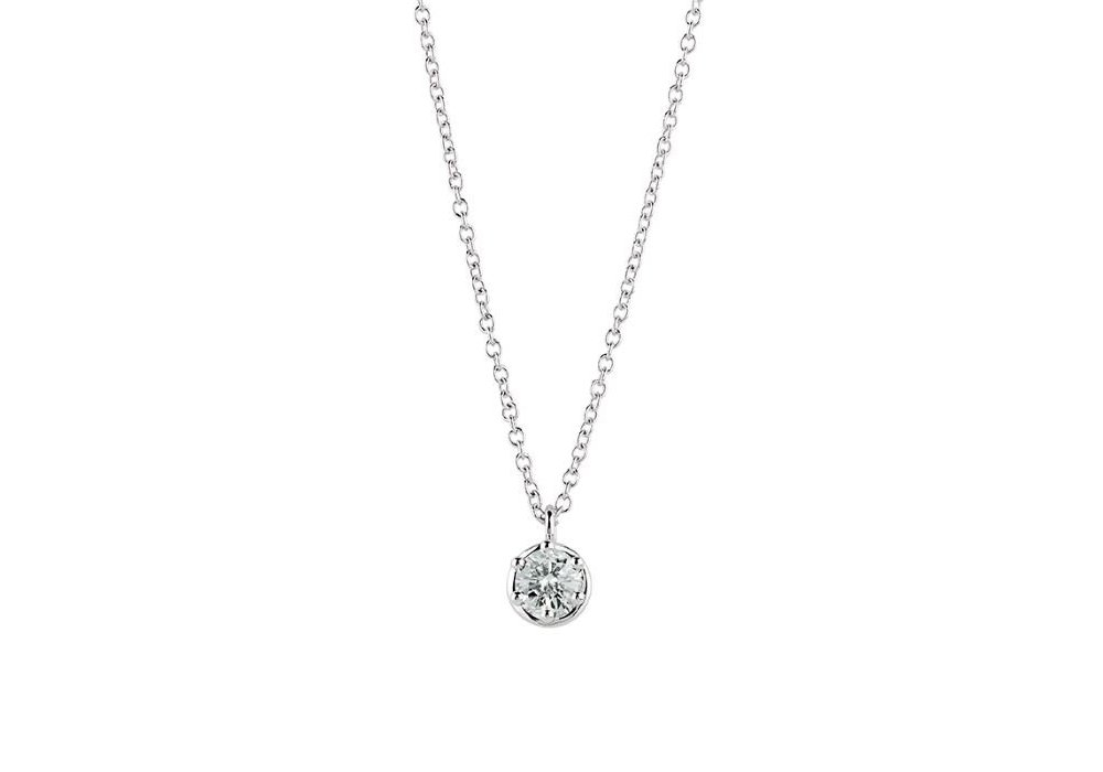 Damiani - Collierino Minou - Oro Bianco - Diamante