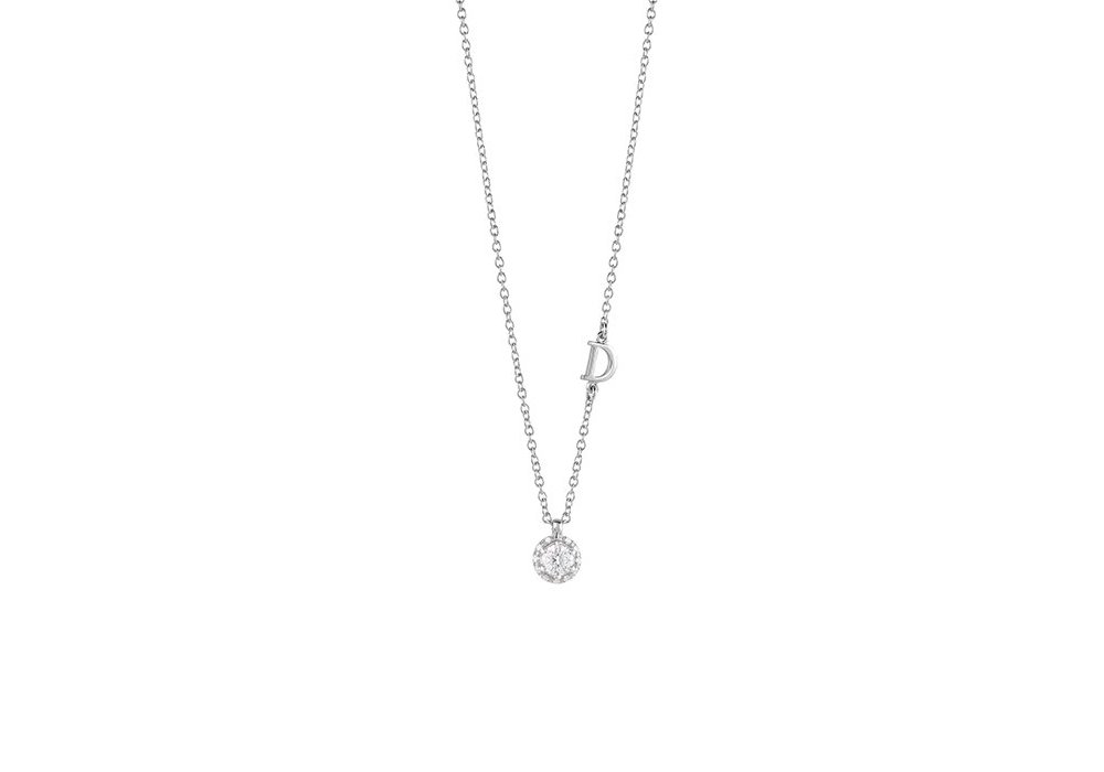 Damiani - Collierino Minou - Oro Bianco - Diamante