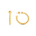 Giovanni Raspini - Orecchini Cerchio - Argento 925 - Oro 18 Kt