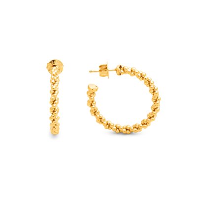 Giovanni Raspini - Orecchini Cerchio - Argento 925 - Oro 18 Kt