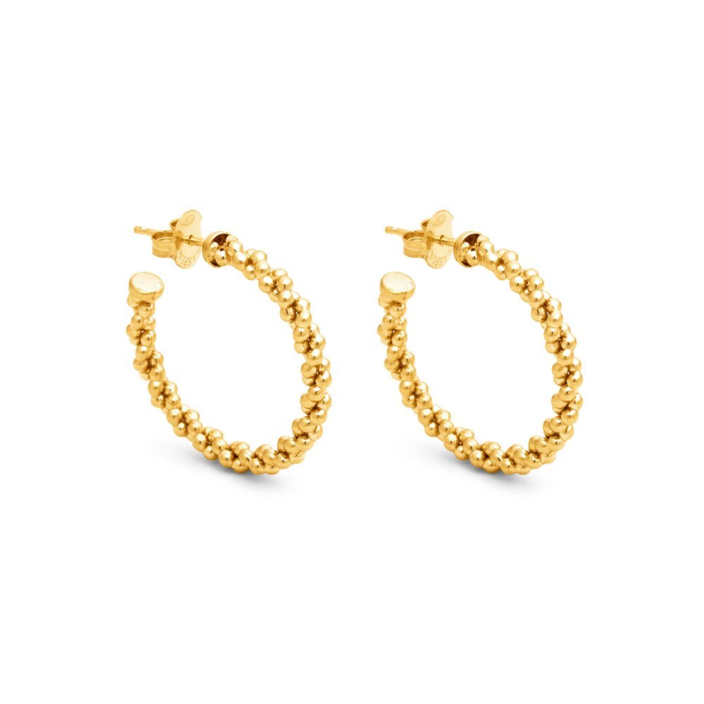 Giovanni Raspini - Orecchini Cerchio - Argento 925 - Oro 18 Kt