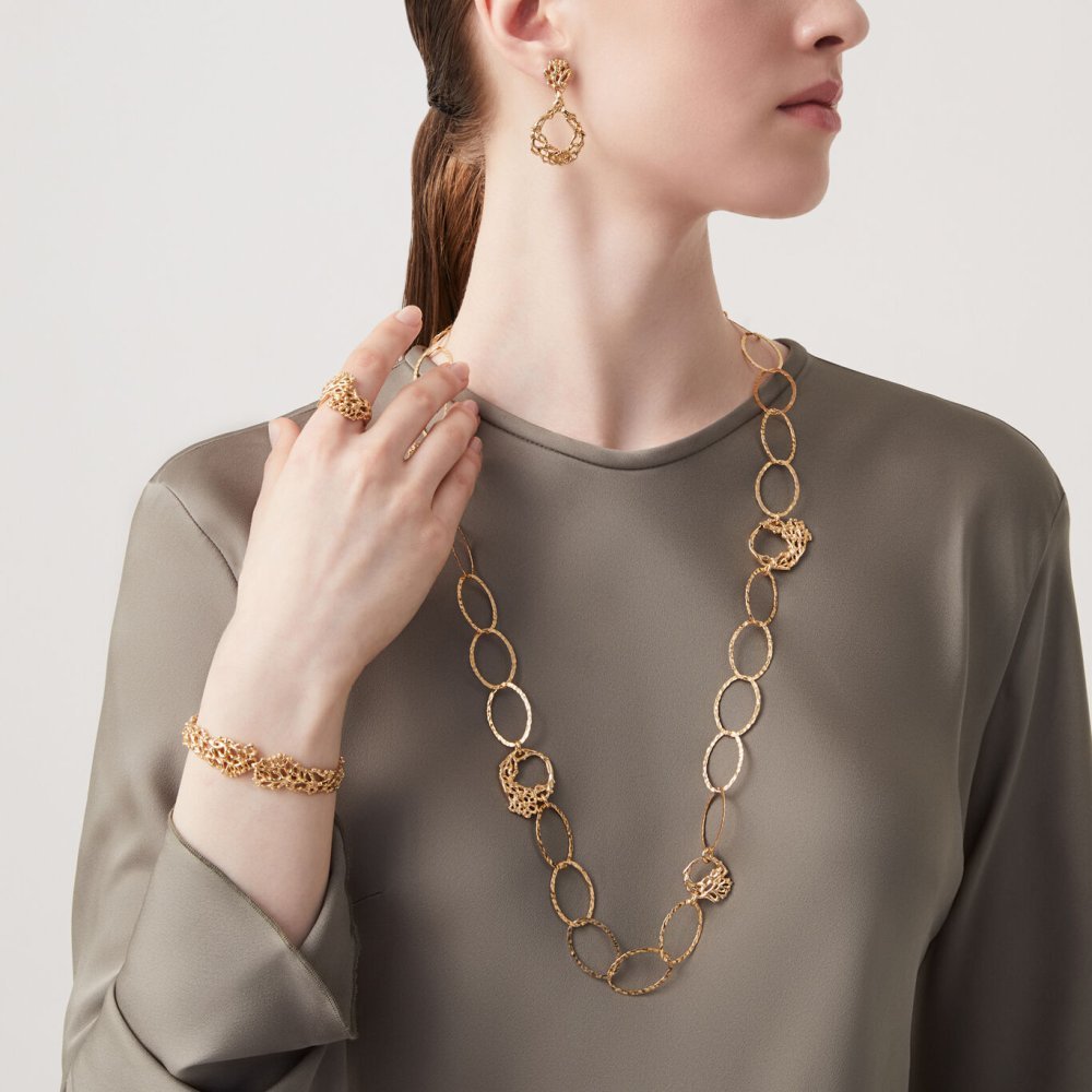 Giovanni Raspini - Anello Coral - Argento - 18 Kt