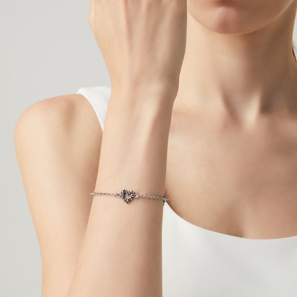 Giovanni Raspini - Bracciale Cuori Mini - Argento 925