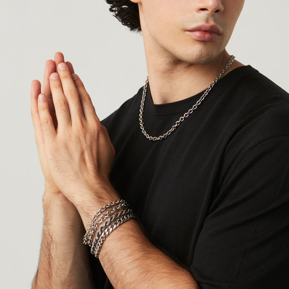 Giovanni Raspini - Bracciale Torchon Y - Argento