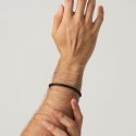 Giovanni Raspini - Bracciale Cuoio - Argento 925 - Nero