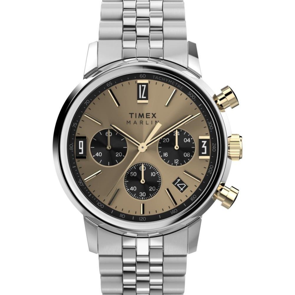 Timex - Orologio Marlin - Cronografo - Acciaio