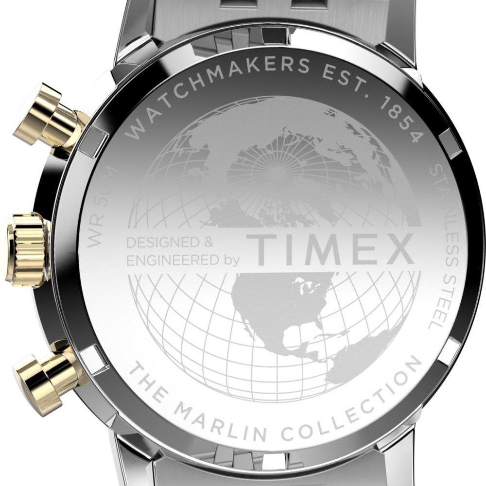 Timex - Orologio Marlin - Cronografo - Acciaio