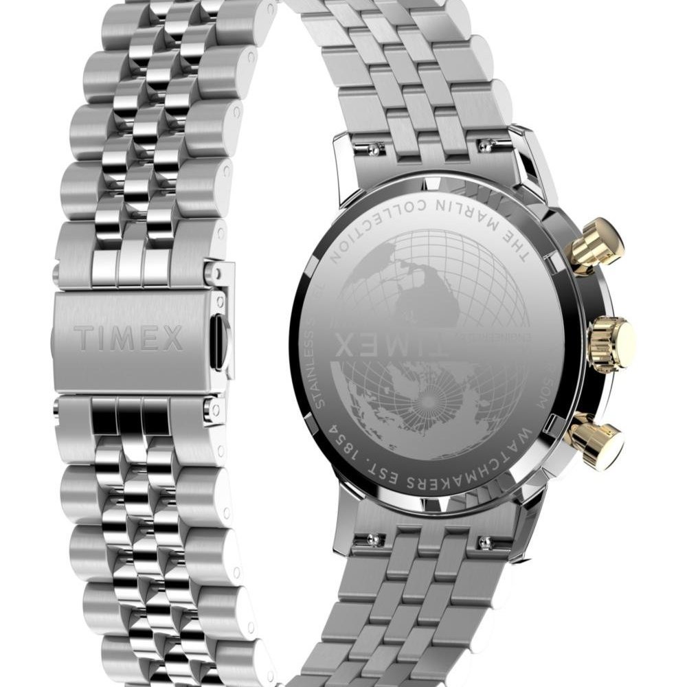 Timex - Orologio Marlin - Cronografo - Acciaio
