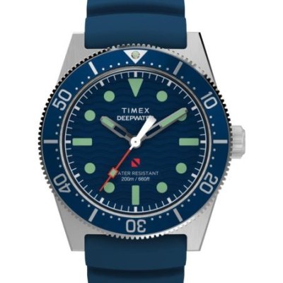 Timex - Orologio Deepwater Reef 200 - 41 Mm - Gomma