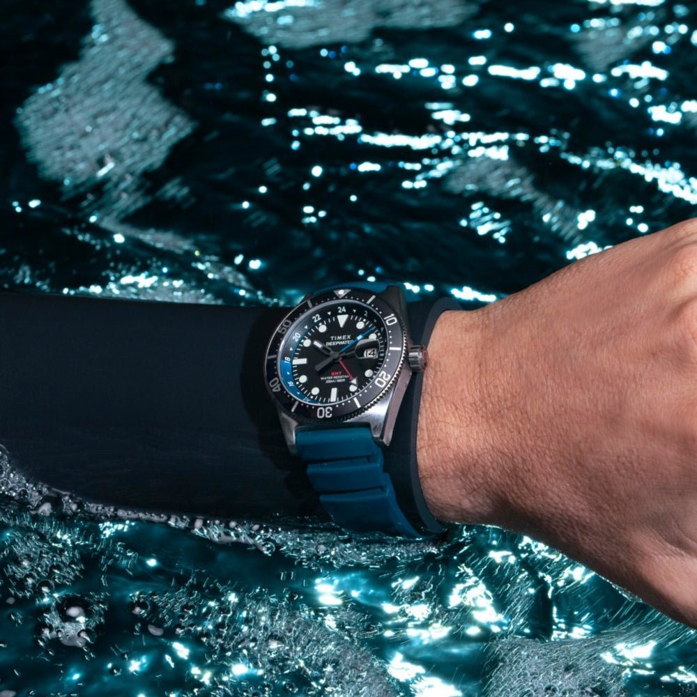 Timex - Orologio Deepwater Reef 200 - 41 Mm - Gomma