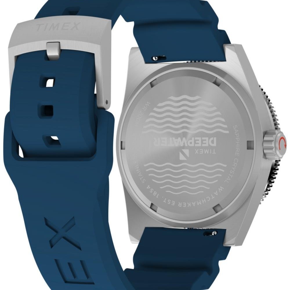 Timex - Orologio Deepwater Reef 200 - 41 Mm - Gomma