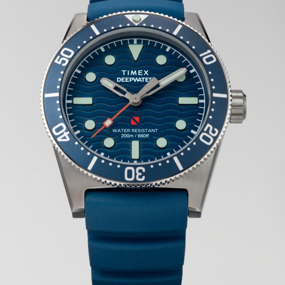 Timex - Orologio Deepwater Reef 200 - 41 Mm - Gomma