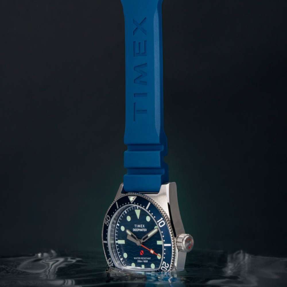 Timex - Orologio Deepwater Reef 200 - 41 Mm - Gomma