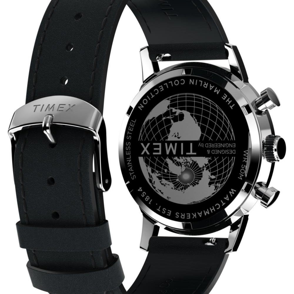 Timex - Orologio Marlin® Cronografo - Pelle - 40Mm