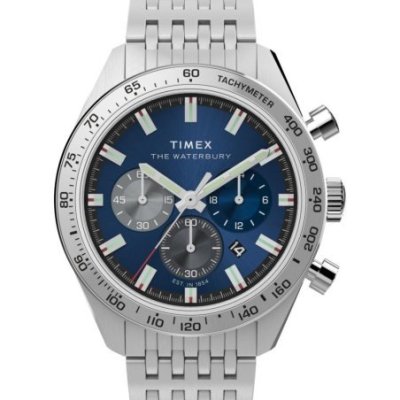 Timex - Orologio Waterbury - Cronografo - Acciaio