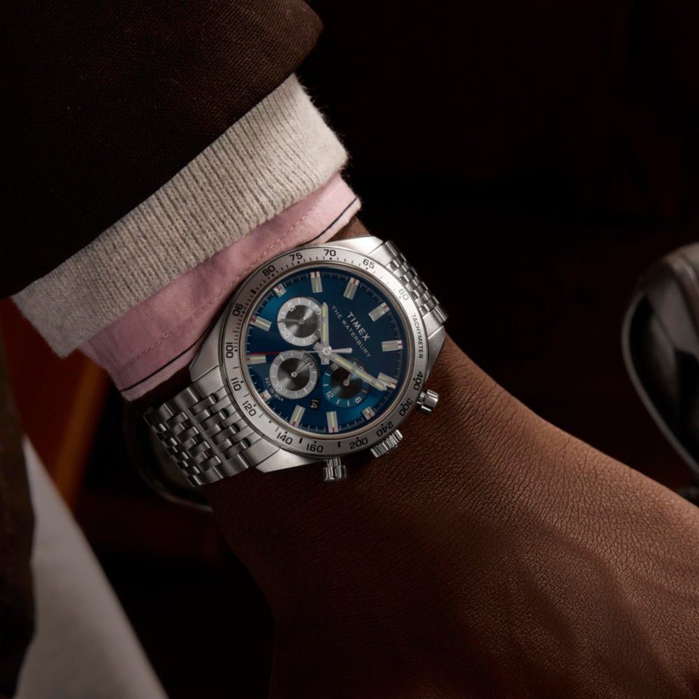 Timex - Orologio Waterbury - Cronografo - Acciaio