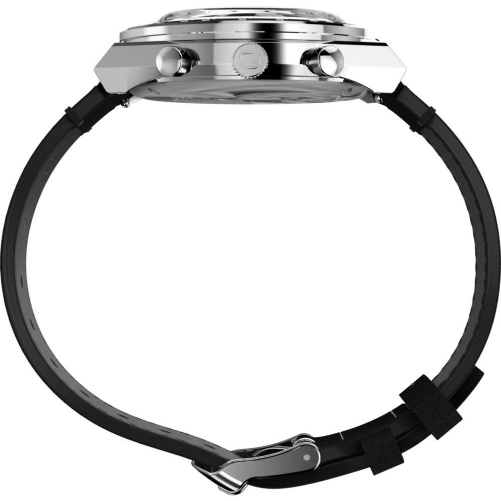 Timex - Orologio Chronograph Q Timex - Snoopy - Pelle