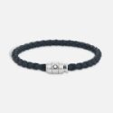 Montblanc - Bracciale Medio - Pelle - Blu Avio