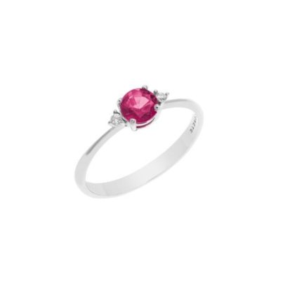 Comete Gioielli - Anello Oro - Diamanti E Rubino