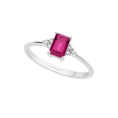 Comete Gioielli - Anello Oro - Diamanti - Rubino