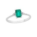 Comete Gioielli - Anello Ottagonale - Oro Diamanti
