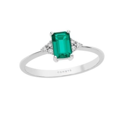 Comete Gioielli - Anello Ottagonale - Oro Diamanti