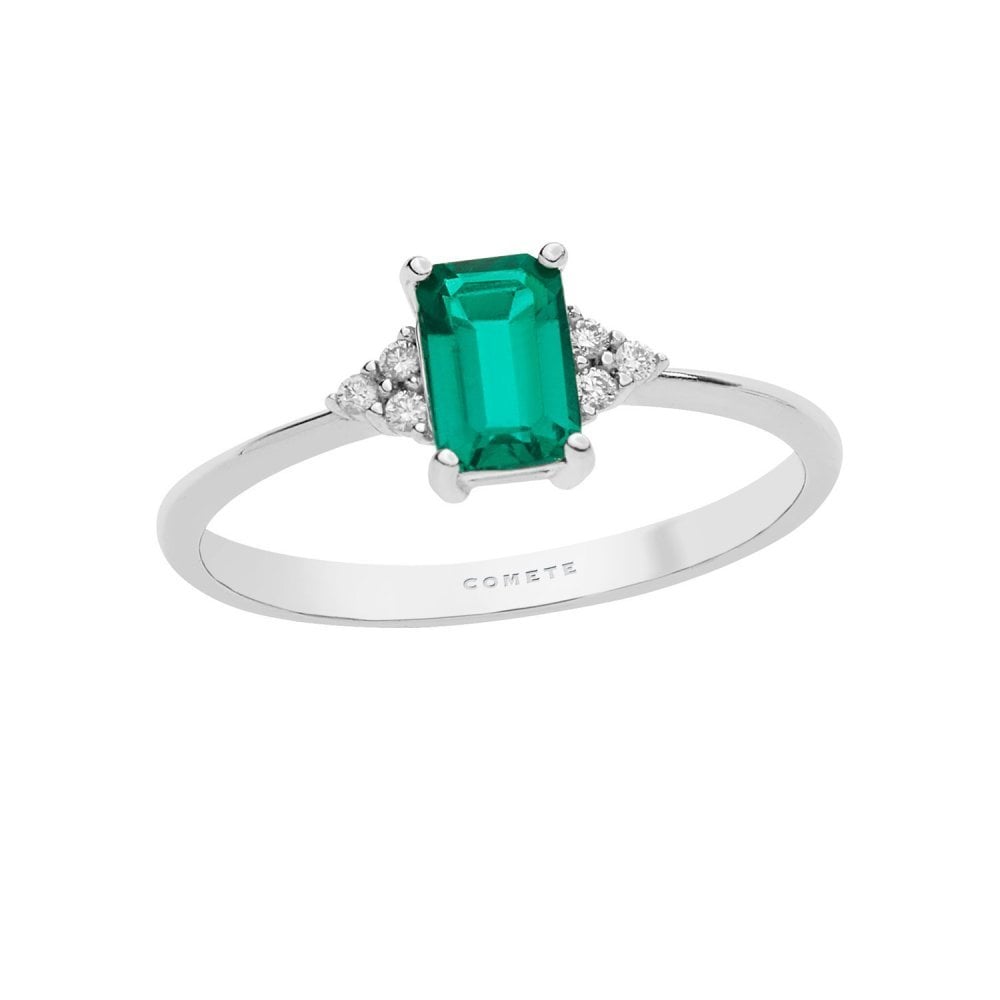 Comete Gioielli - Anello Ottagonale - Oro Diamanti