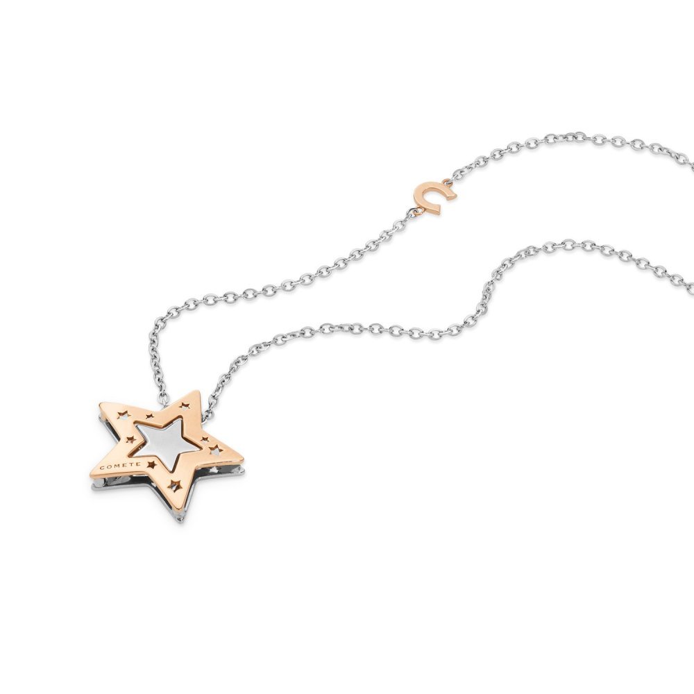 Comete Gioielli - Girocollo Oro Bianco - Diamanti