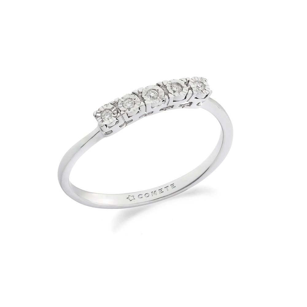 Comete Gioielli - Anello Oro 375‰ - Diamante Bianco