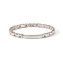 Comete Gioielli - Bracciale Acciaio - Zirconi Bianchi