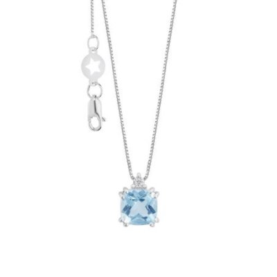 Comete Gioielli - Collana Aquamarina - Oro E Diamanti