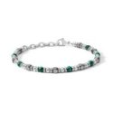 Comete Gioielli - Bracciale Acciaio - Malachite