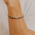 Comete Gioielli - Bracciale Acciaio - Malachite