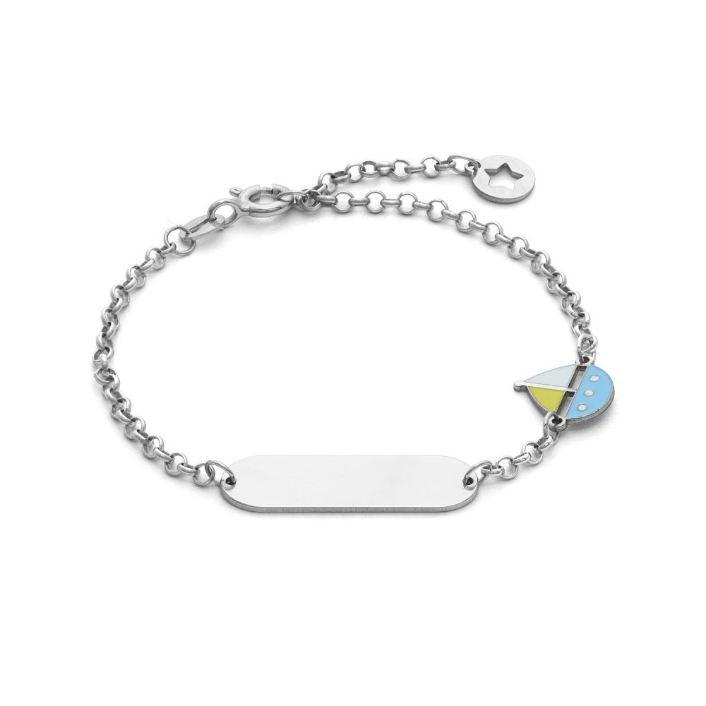 Comete Gioielli - Bracciale Argento - Barchetta Colorata