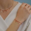 Comete Gioielli - Bracciale Stella - Argento - Doratura Rosè