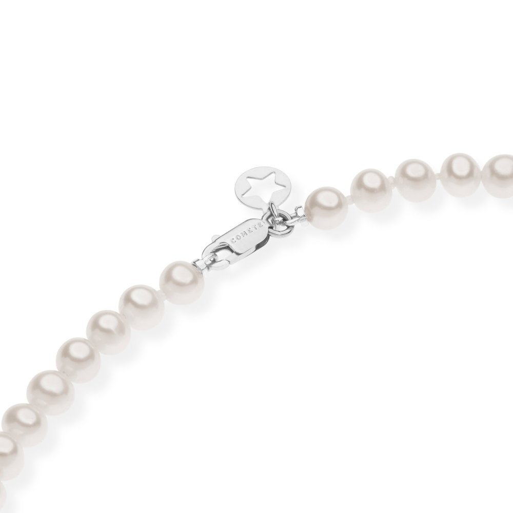 Comete Gioielli - Collana Filo Perle - Oro E Diamanti