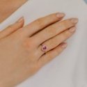 Comete Gioielli - Anello Oro - Diamanti - Topazio Rosa