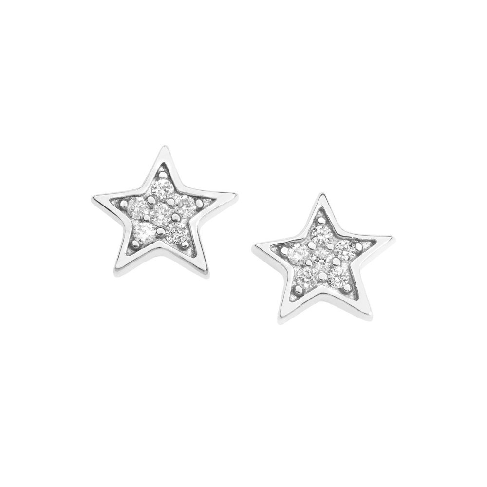 Comete Gioielli - Orecchini Oro Bianco - Diamanti