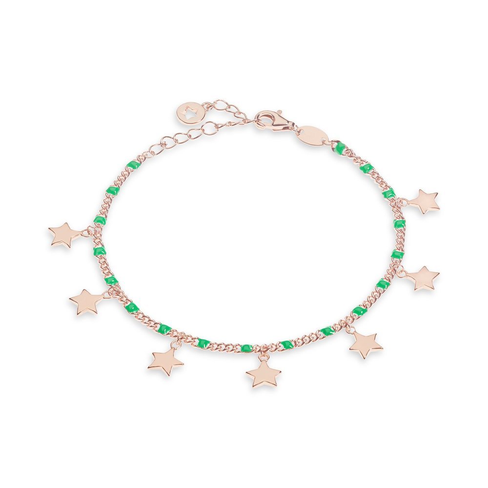 Comete Gioielli - Bracciale Stella - Argento - Doratura Rosè
