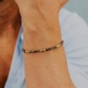 Comete Gioielli - Bracciale Acciaio - Ematite