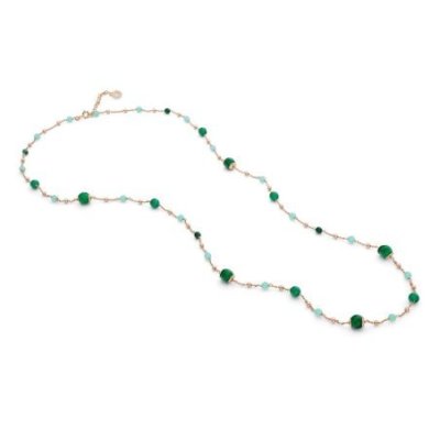 Comete Gioielli - Collana Argento - Agata, Giada